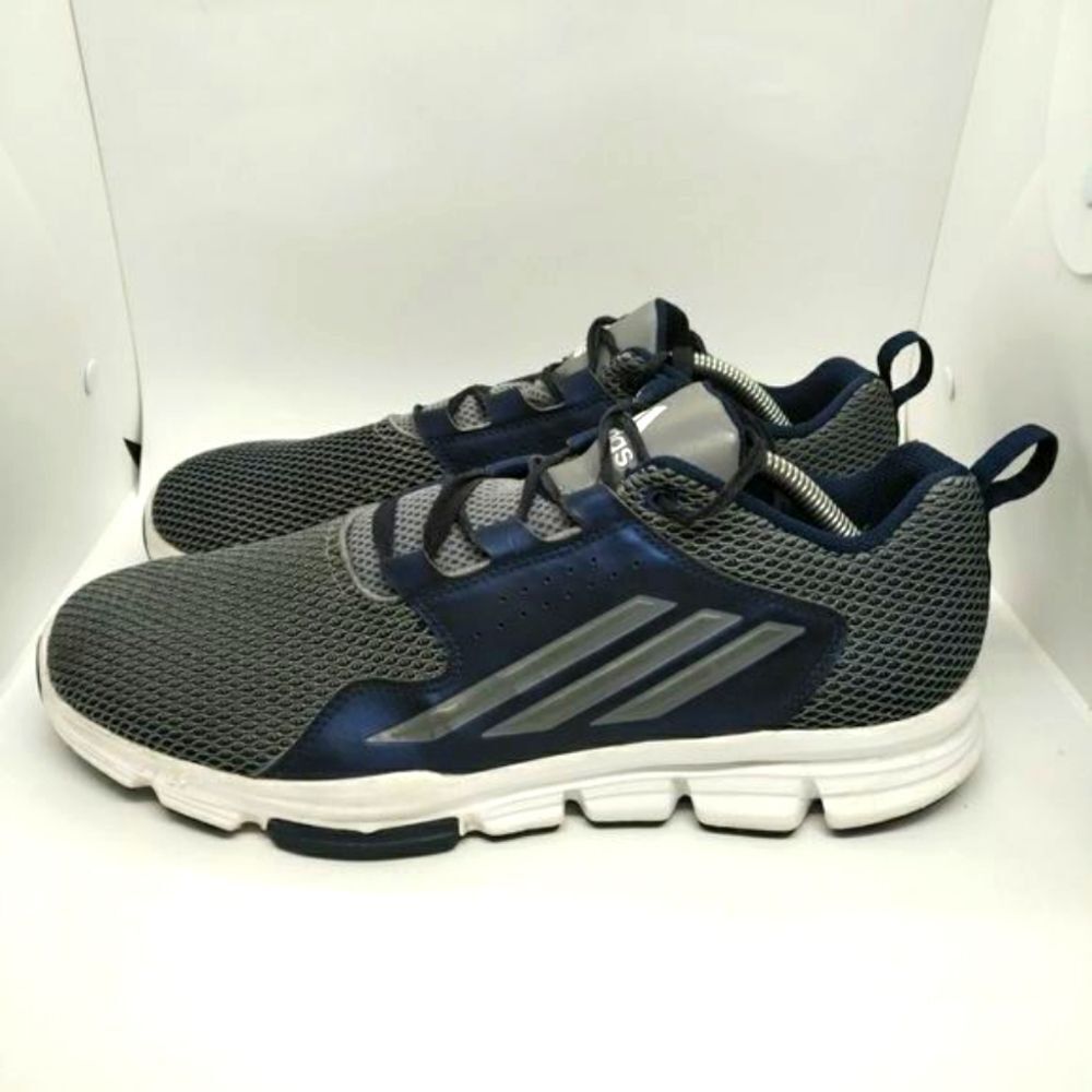 Adidas Rise Up Men's Cross‎ Training Sneakers Size 11.5 Blue White Grey